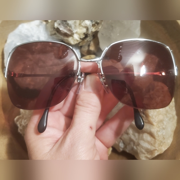 Vintage Luxottica Ceres Chrome Sunglasses. Made in Italy. - Picture 2 of 15